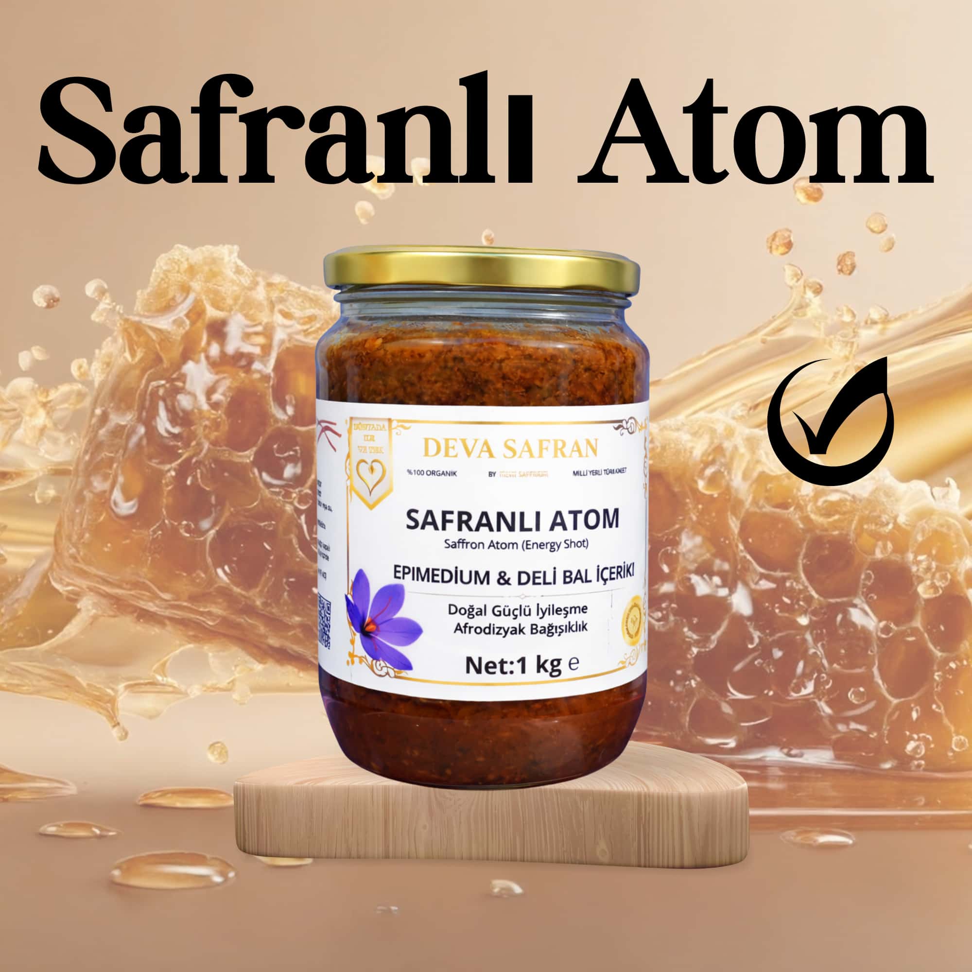 Safran ve Arı Ürünleri Karışımı Atom