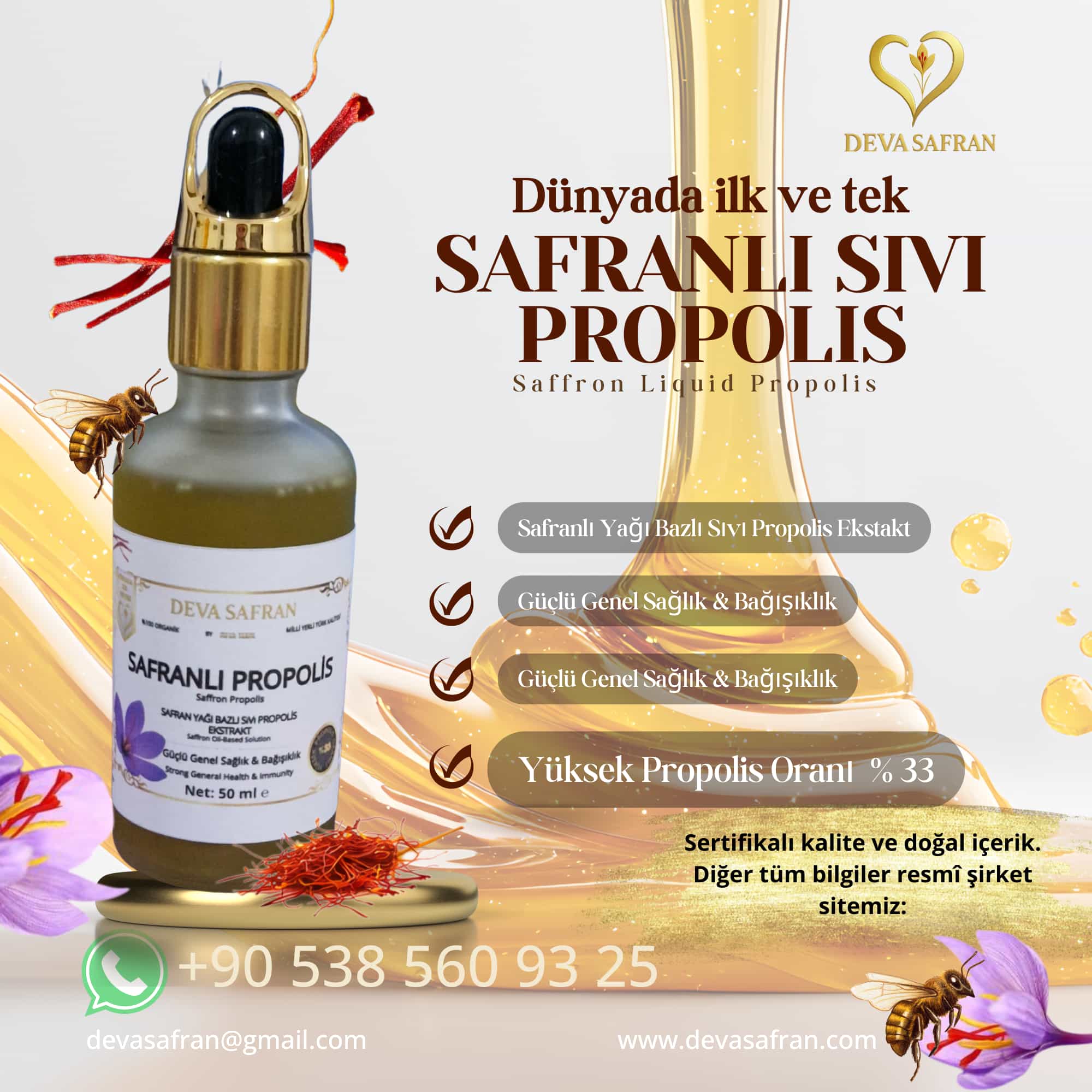 Safranlı Propolis